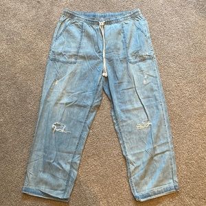 Aerie drawstring waist jeans. Sz XL